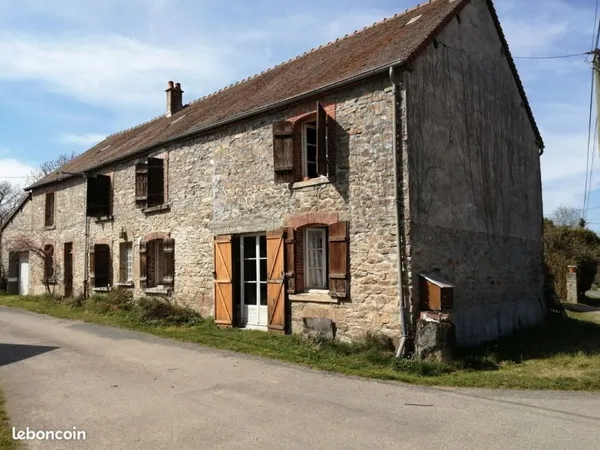 Maison de pays 6 pièces proche Azérables Nord/Ouest Creuse