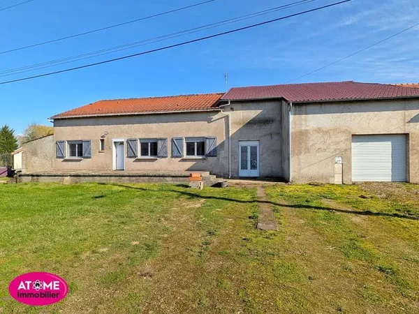 Plain-pied + studio indépendant + grange sur 3 335 m2 Fort potentiel