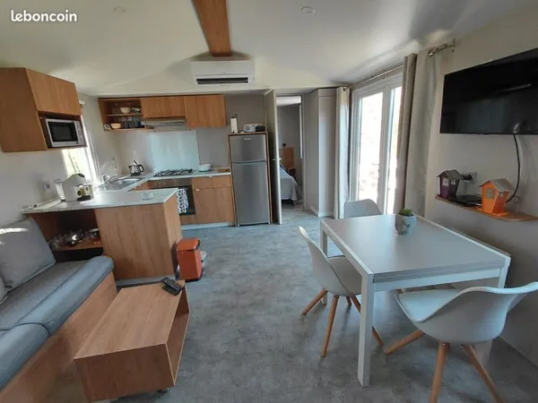 Mobil home et terrain en pleine propriété