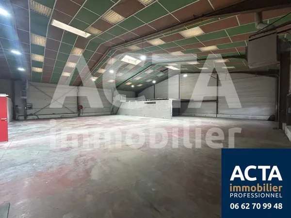 A LOUER - DOUAI- Local d'activité DOUAI / DORIGNIES 480 m2 Entrepôt + Bureaux