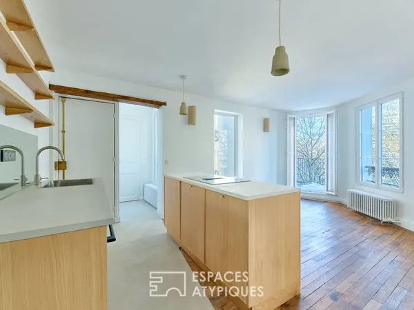 Appartement refait par architecte avec balcon