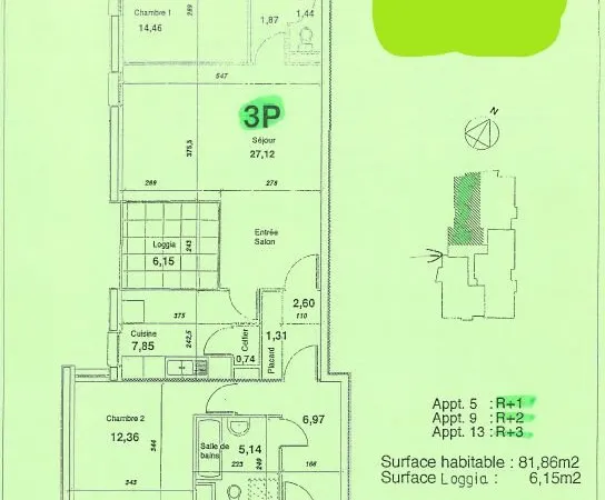 Appartement 2 chambres