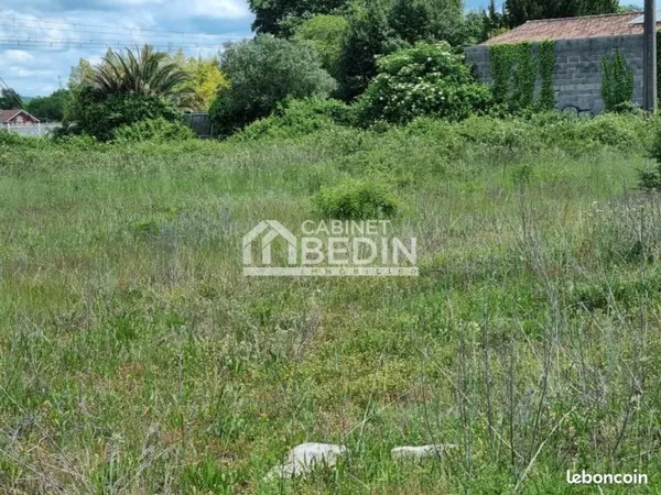 Terrain 1 202 m² Portets