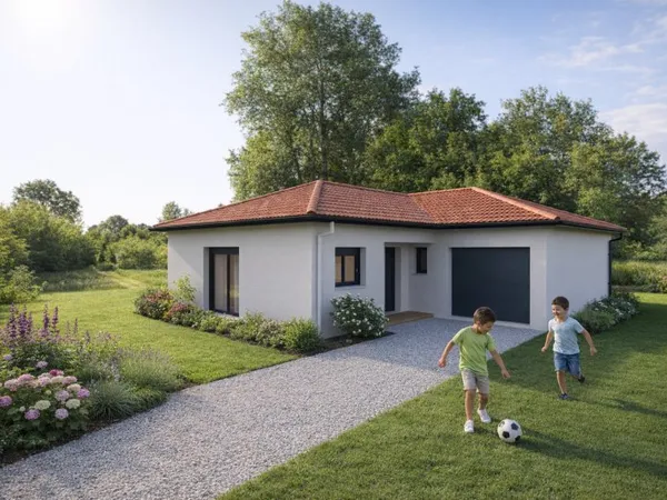 Terrain + maison 90 m²