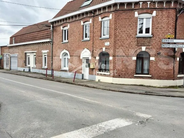 Immeuble de rapport en 2 lots + dépendances à Lorgies