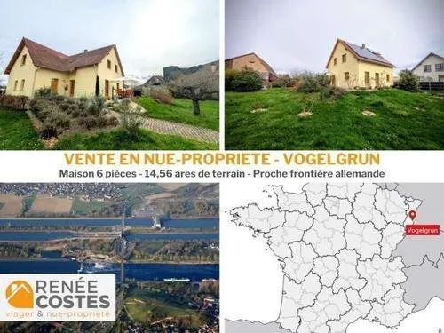 Vente en nue propriété - H68 ans - VOGELGRUN (68600)