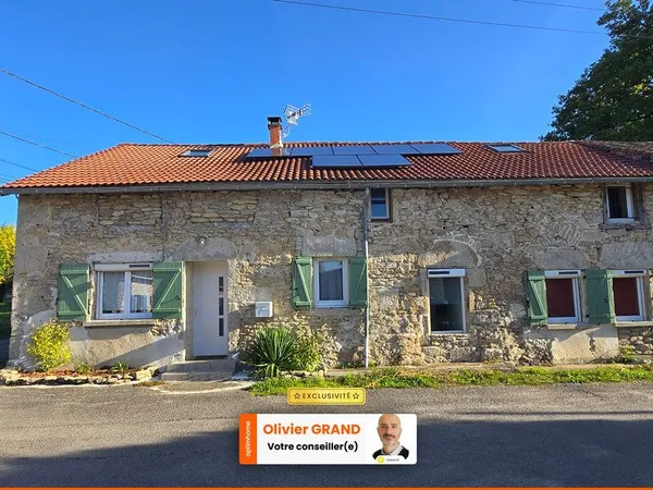 Maison rénovée en Pierre 6 pièces + Jardin + Garage - ORADOUR SUR GLANE (87)