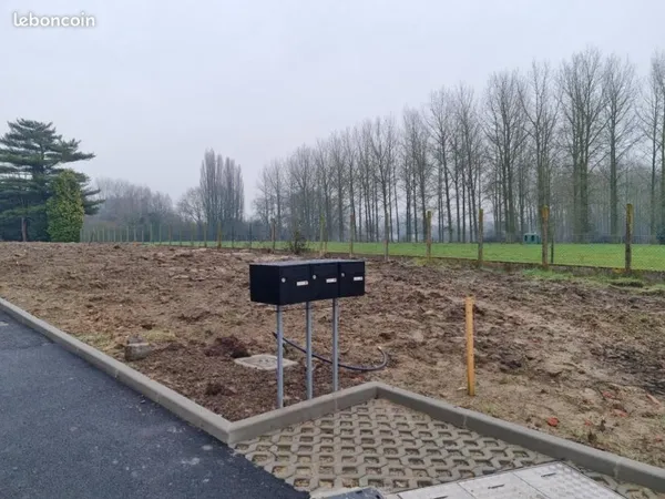 Terrain 886 m² Cysoing