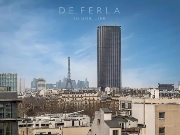 MÉRIDIEN - Duplex familial dernier étage avec vue sur tout Paris
