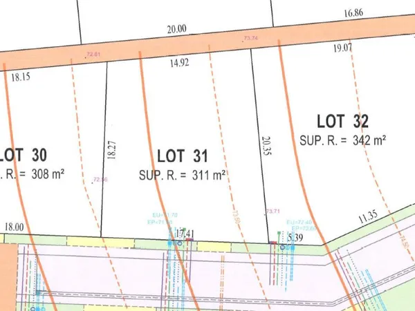 TERRAIN VIABILISE et frais de notaire réduits 311 M2