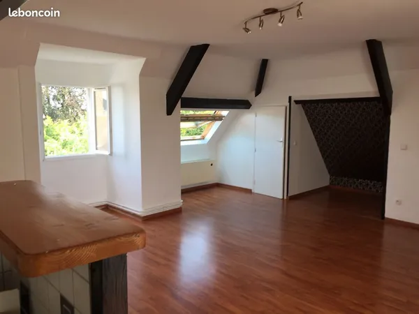 Appartement mansardé centre ville proche hôpital