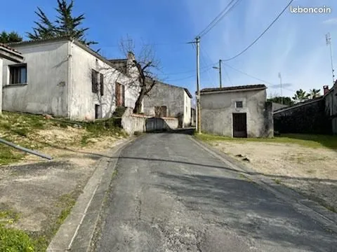 Maison à rénover 90m2 +2 dép 55m2 ,terrain 300m2