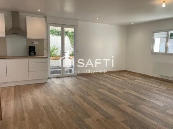 Appartement T2 - 52 m2 en RDJ/1 étage - 80 m2 jardin - entièrement rénové - RER C