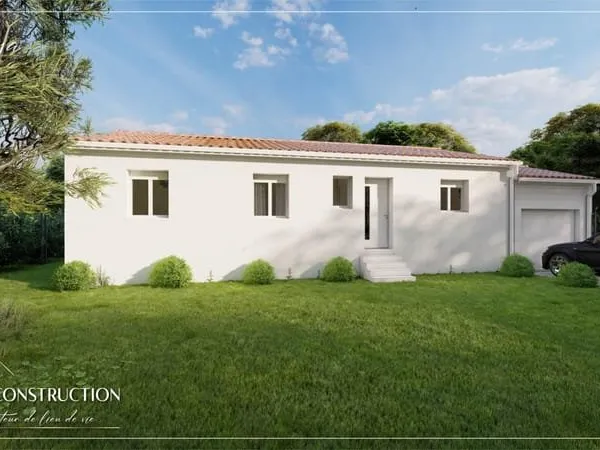 Villa de plain pied 90m² 3 chambres dont suite parentale
