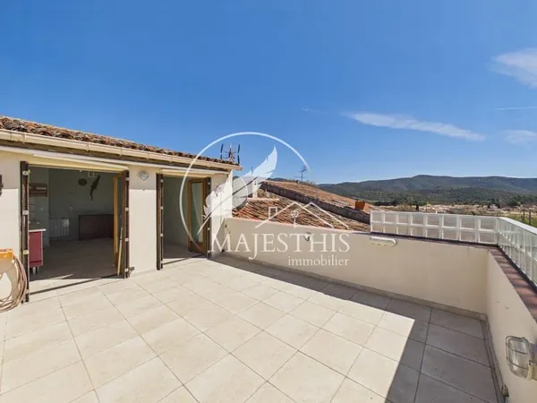 BELLE MAISON DE VILLAGE AVEC TERRASSE PANORAMIQUE A PIGNANS