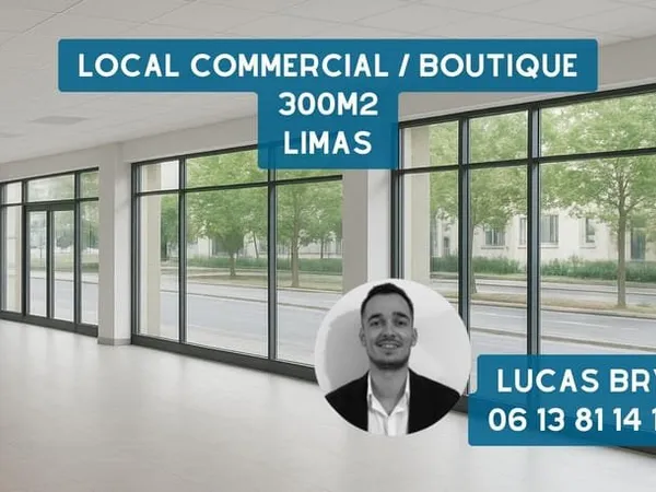 Local commercial 300 m²
