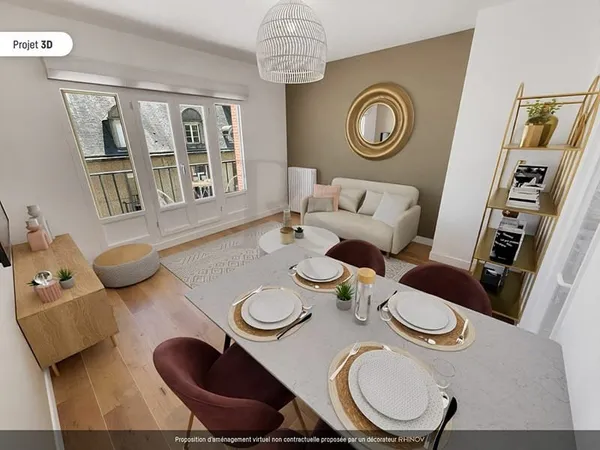VENTE d'un appartement F3 (67 m²) à FLERS