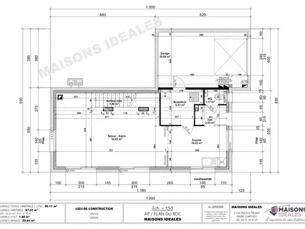 Terrain 419 m²