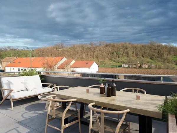 3 pieces en duplex avec belle terrasse
