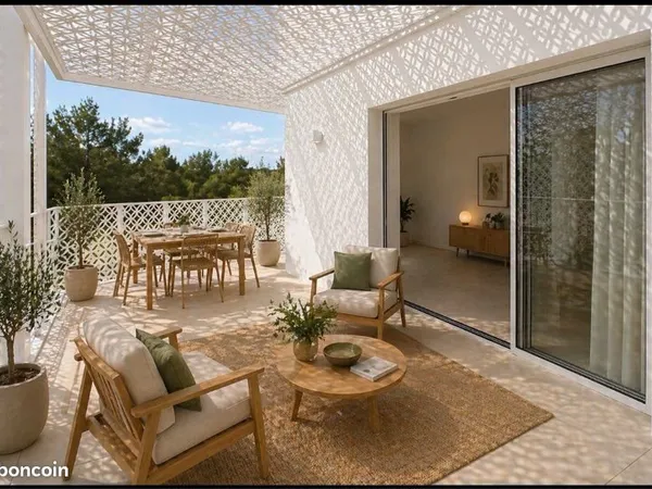 T3 lumineux 67 m² + 40 m² de terrasse - Résidence Hora del Sol - prestations premium - meublé avec g