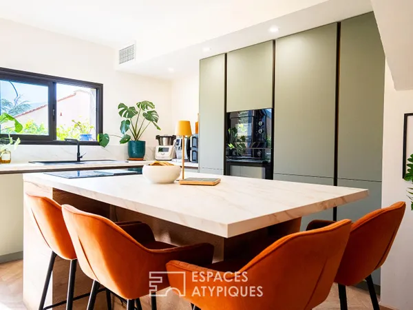 Maison rénovée avec extérieur et ambiance chaleureuse