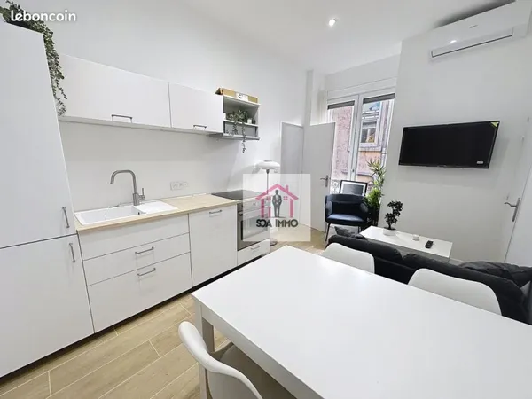 T1 meublé 29m² refait à neuf