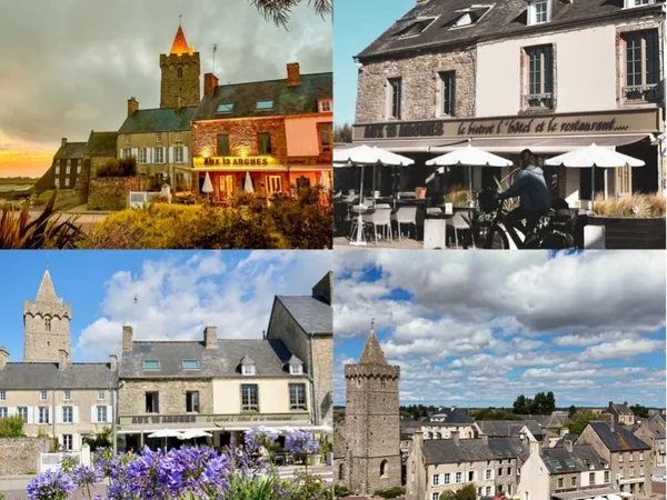 Hôtel, Bar & Restaurant - Les 13 arches - Vue Mer Panoramique - Port Bail sur Mer - Normandie