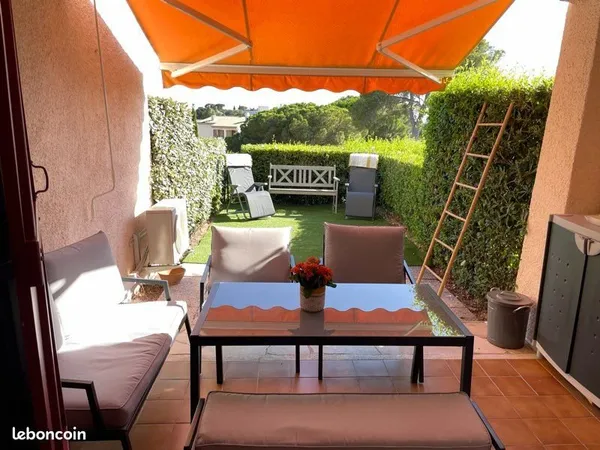 Studio meublé 27 m² avec jardin et parking - septembre à juin