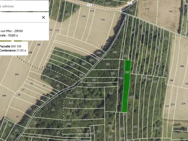 TERRAINS AGRICOLES - MOELAN SUR MER