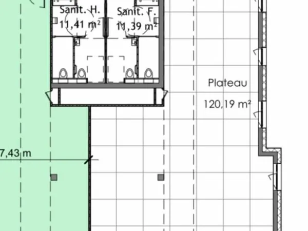 Bureaux 138 m² GENAS