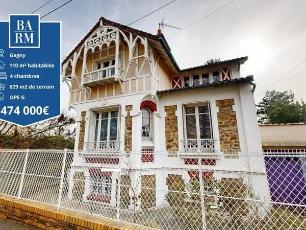 Maison Vente Gagny 5p 110m² 474000€