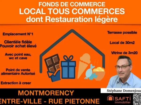 EMPLACEMENT N°1 - OPPORTUNITÉ EN CŒUR DE VILLE ! - RESTAURATION LEGERE POSSIBLE