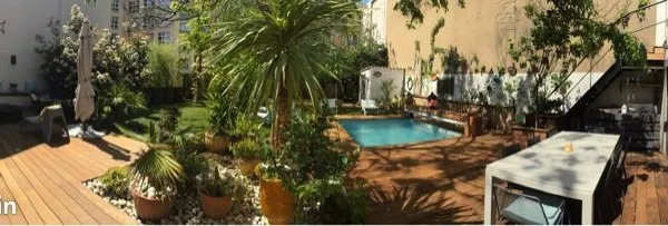 Appartement jardin piscine