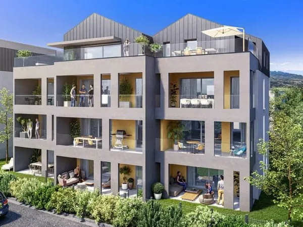 Challes les eaux, T3 Neuf de 69m2 avec terrasse de 15m2 et j