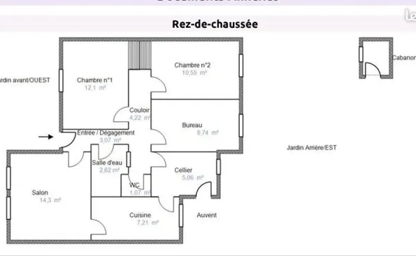 Individuel habitable 68,94m² avec jardin devant et derrière