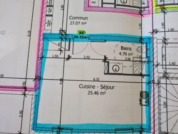 Appartement 1 pièce 30 m²