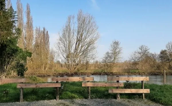 Dpt Sarthe (72), à vendre LA CHARTRE SUR LE LOIR terrain 817 m² bord de Loir (20m) avec compteur EDF