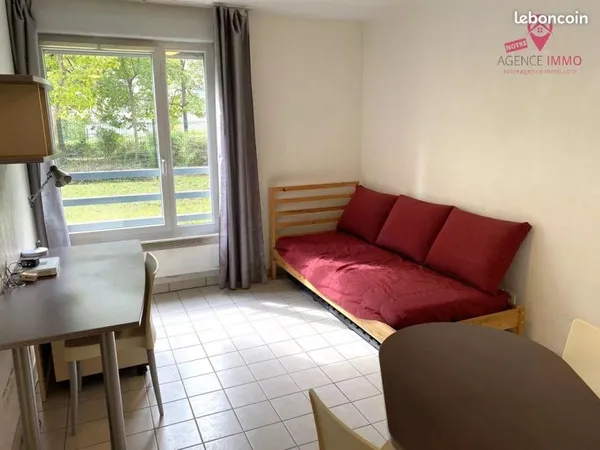 Studio 1 pièce 19 m²