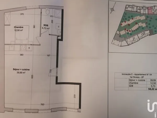 Vente Appartement 2 pièces