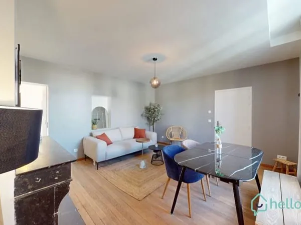 LA2502 - appartement 3 pièces meublé - Rue des fossés patris,