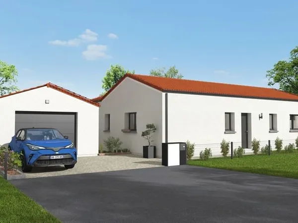 Projet de construction d'une maison 113 m² avec terrain à HAUTE-GOULAINE (44)