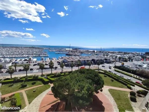 Studio cabine vue mer et port panoramique - 7e étage - Grande Pyramide - Rare