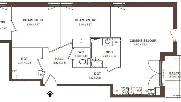 Appartement - Neydens