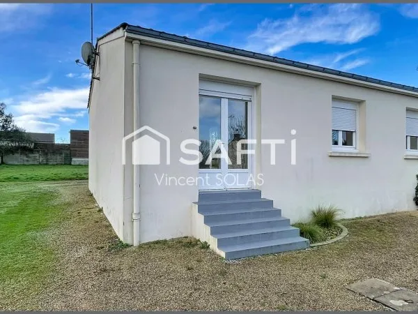Maison Plain-pied de 68m² - 2 Chambres - PAC - Proximité Commodités à pied - Division Terrain OK