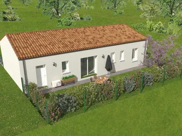 Terrain + maison 92 m²