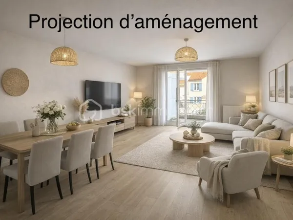 Appartement 3 pièces 62 m²