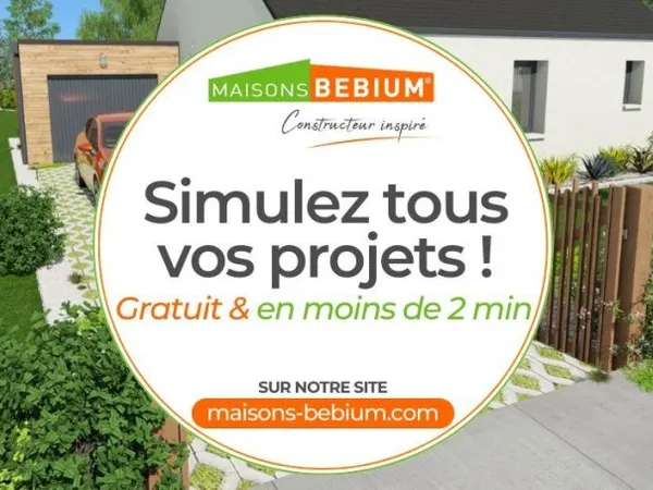 Projet de construction d'une maison 89.33 m² avec terrain à LE BREUIL-EN-AUGE (14)