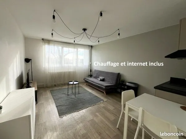 Studio meublé moderne Niort centre 24m²