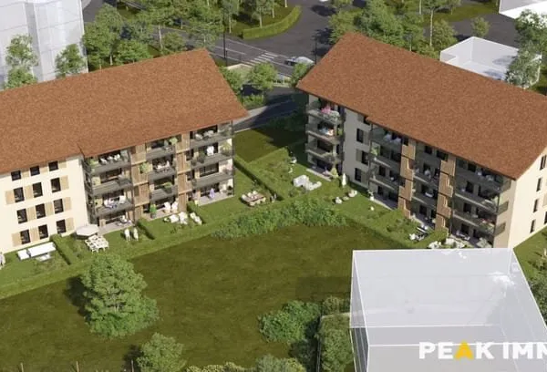 Neuf - T3 - 63.11 m2 - place de parking- Faverges Centre