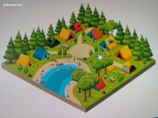 Camping 3* - Fond de commerce à vendre - CA 290K - Logement de fonction